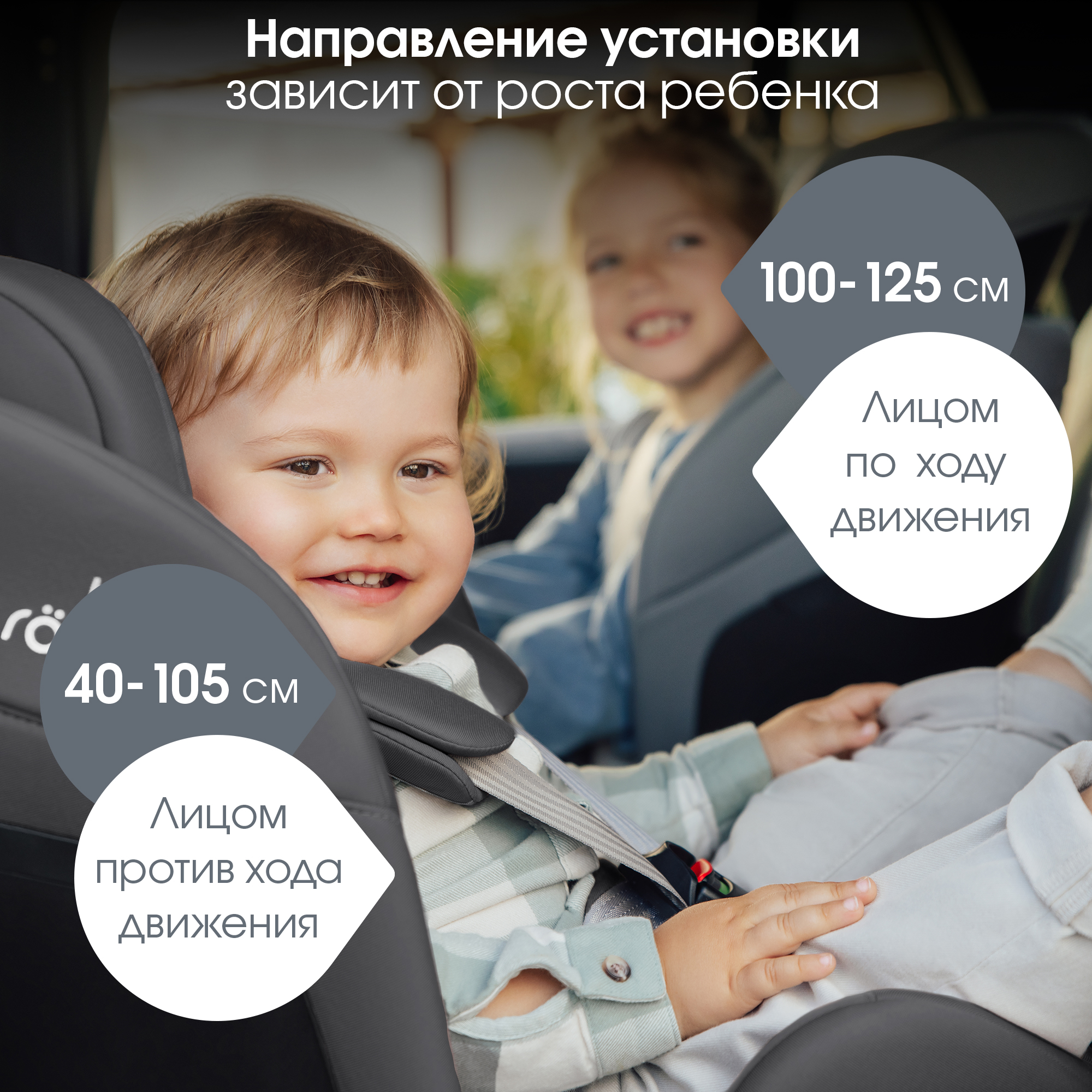 Автокресло Britax Roemer Swivel 2 Classic Midnight Grey Isofix 0+/1/2 (0-25 кг) серый - фото 9