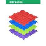 Массажный детский коврик пазл Ортодон игровой набор Камешки мягкие