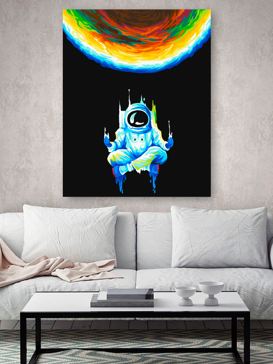 Картина по номерам Hobby Paint Йога в космосе в ассортименте - фото 3