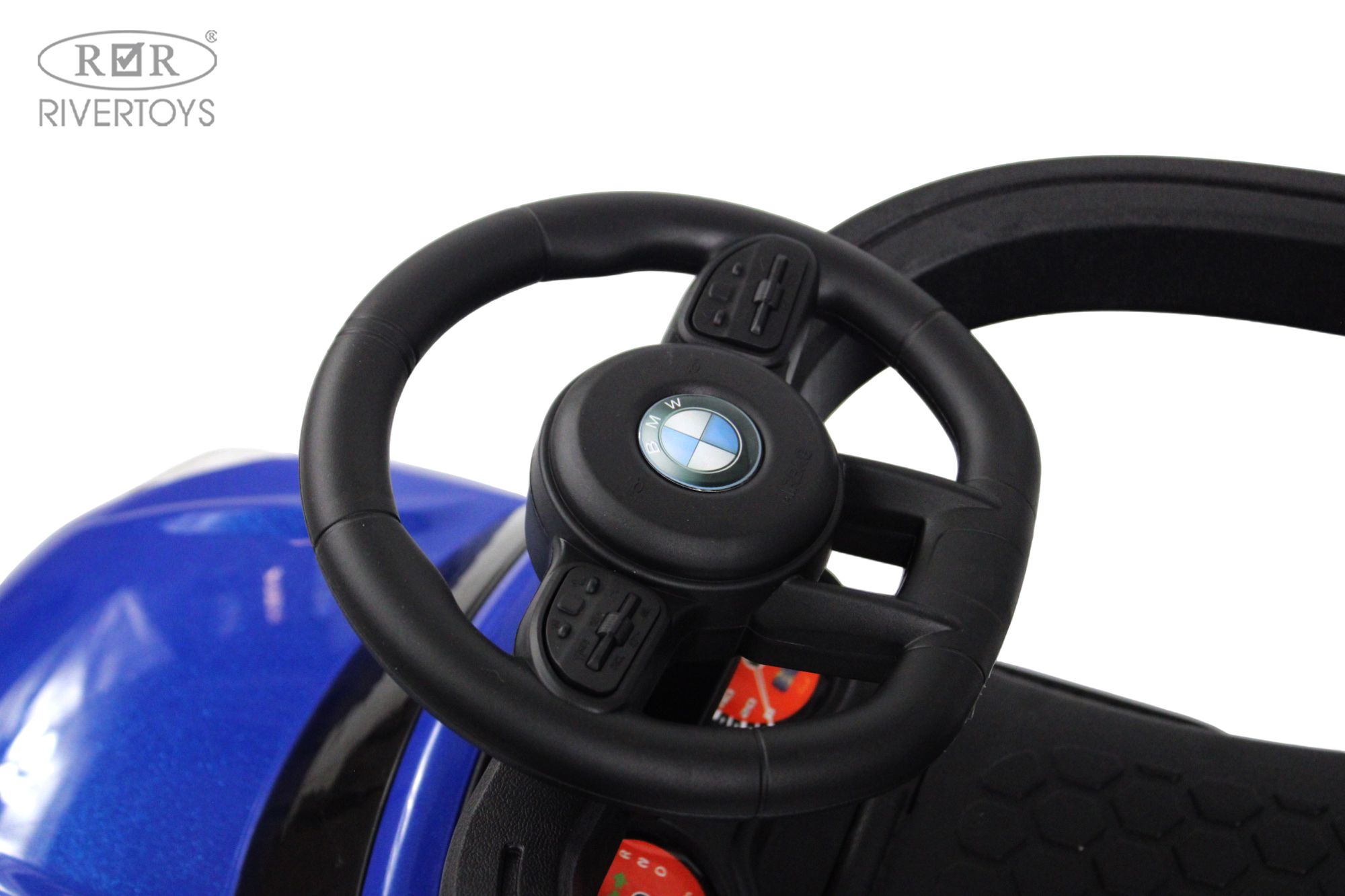 Каталка RIVERTOYS Z005ZZ-B-BLUE синий - фото 7