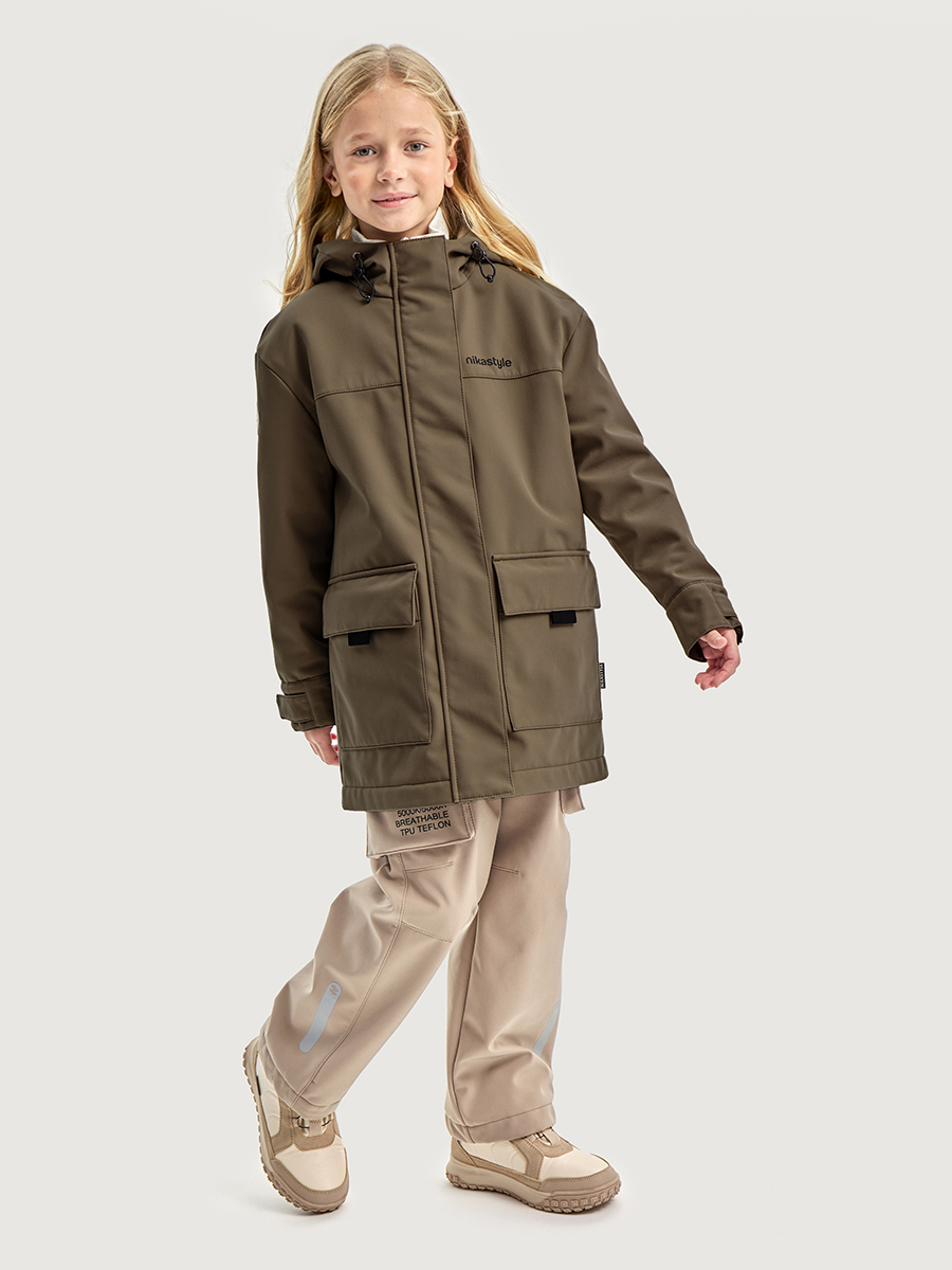 Ветровка NIKASTYLE 4л16026 кофе - фото 7