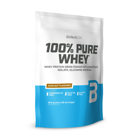 Протеин BiotechUSA 100% Pure Whey 454 г. Лесной Орех