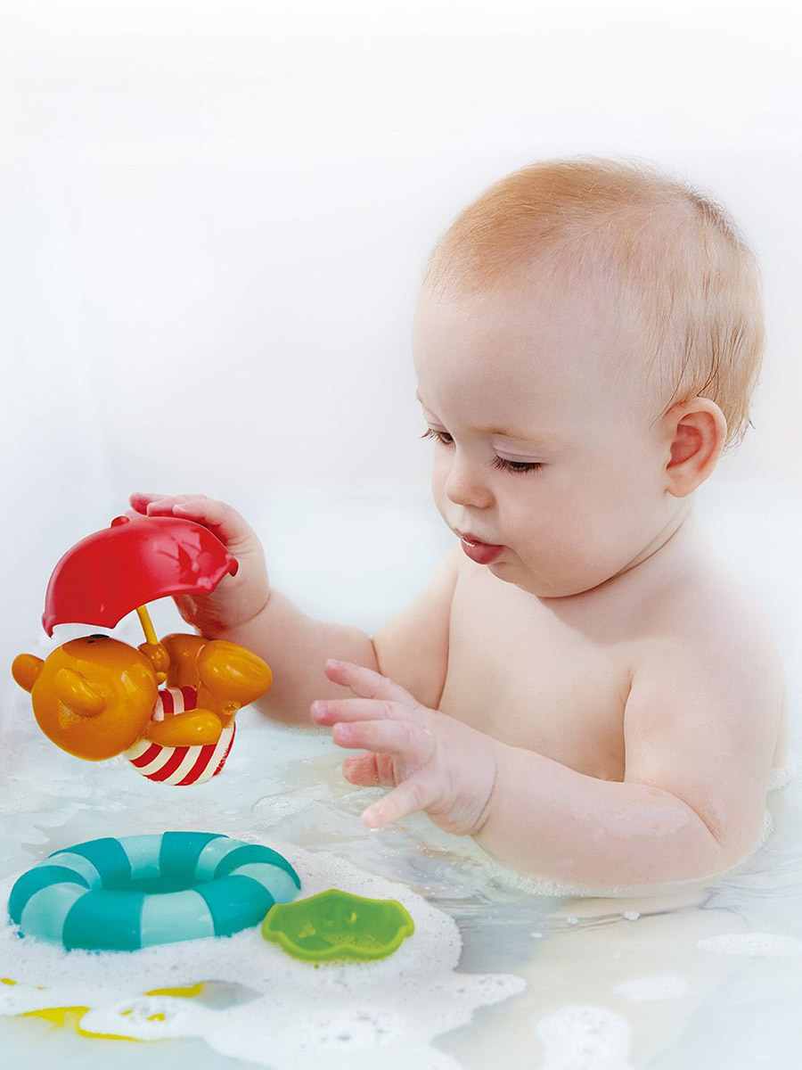 Игрушка Hape Мишка с зонтами - фото 1