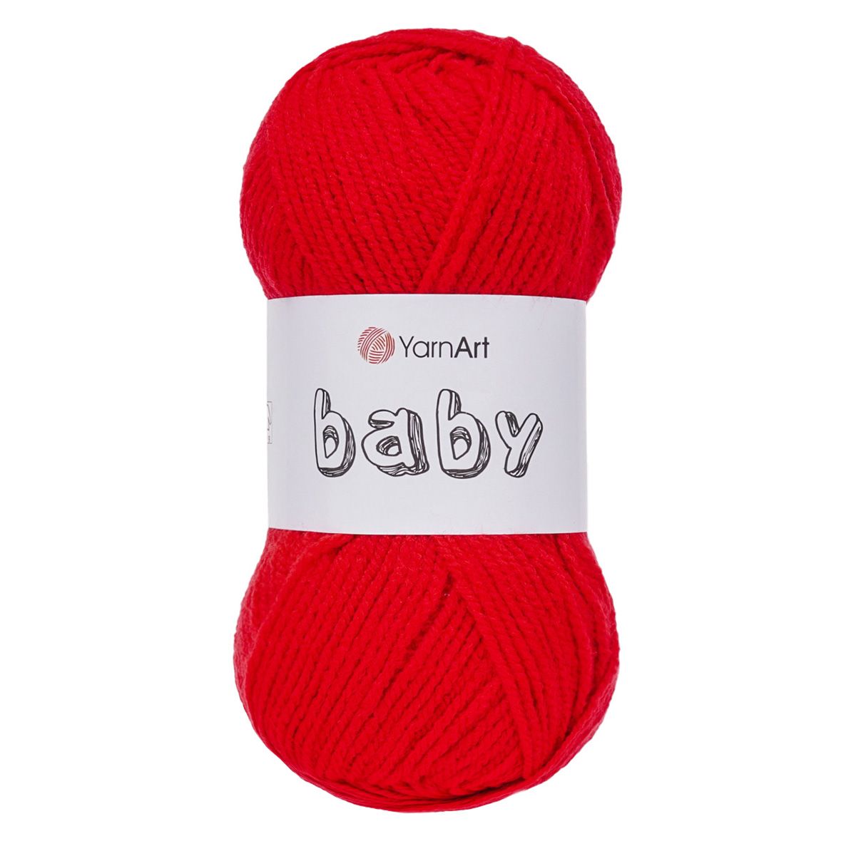 Пряжа для вязания YarnArt Baby 50 гр 150 м акрил мягкая детская 5 мотков 156 красный - фото 6
