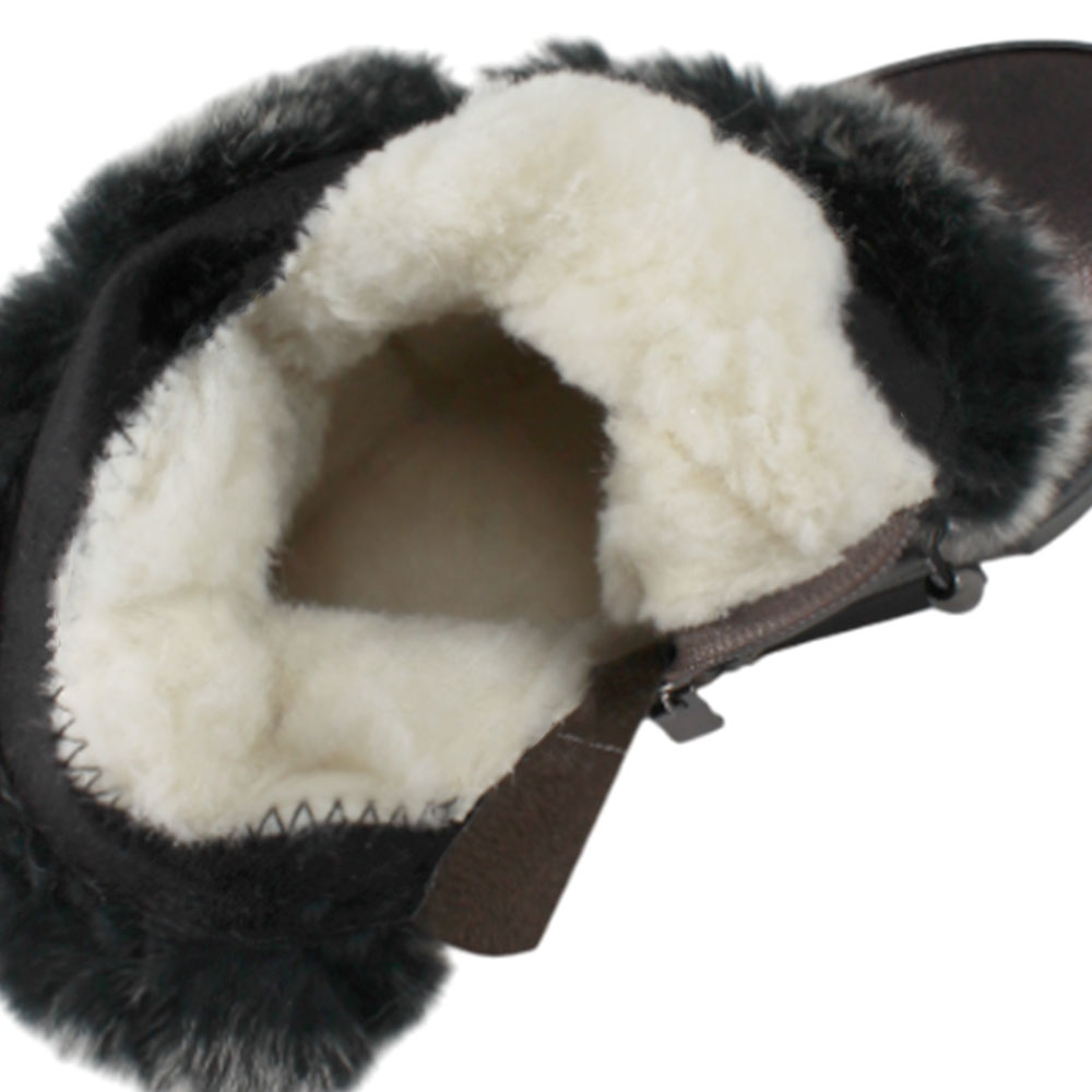 Ботинки Europen G-11634-СВ EUROPEN Сапоги для девочки,бронзовый - фото 4