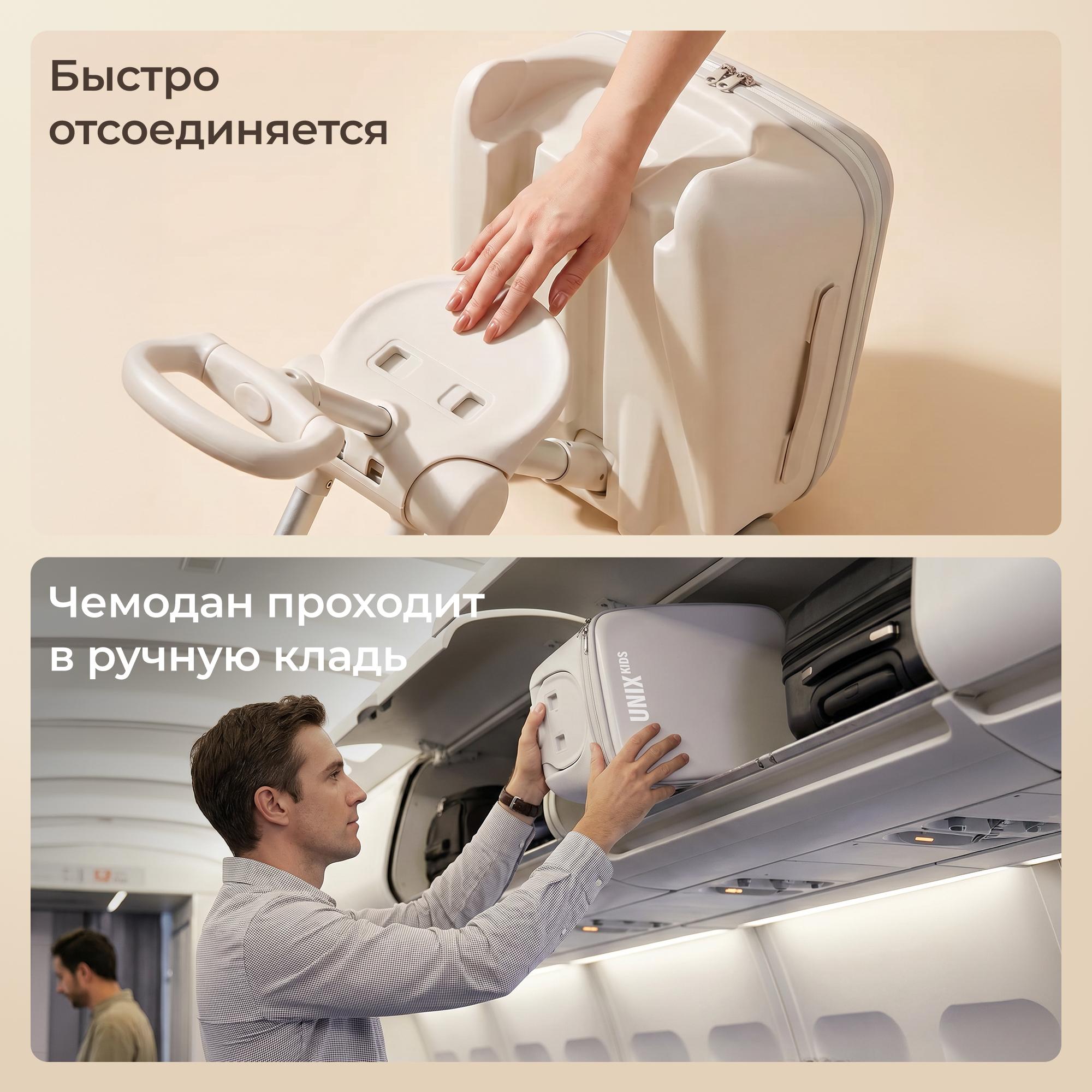 Чемодан UNIX Kids Каталка Stroller Classic - фото 10
