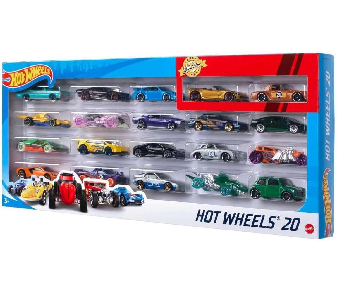 Игровой набор Hot Wheels 20шт 1:64 H7045 - фото 2