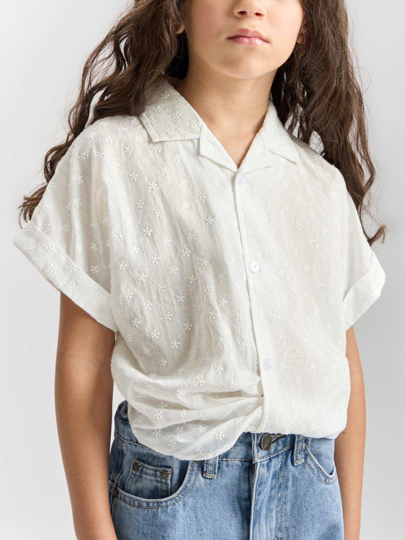 Рубашка Happy Baby 88682-1_white - фото 1