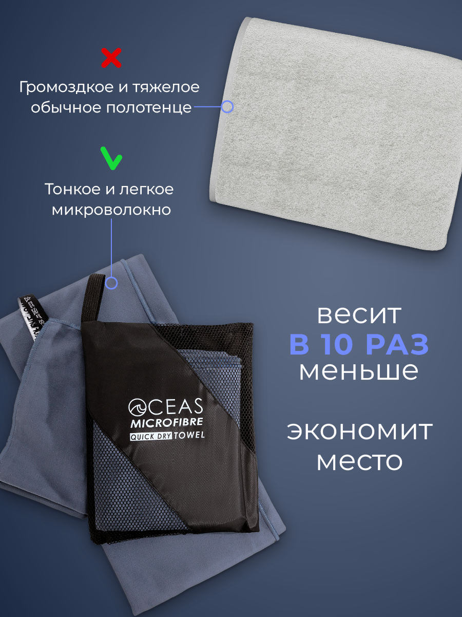 Полотенце OCEAS 75 x 150 см - фото 9