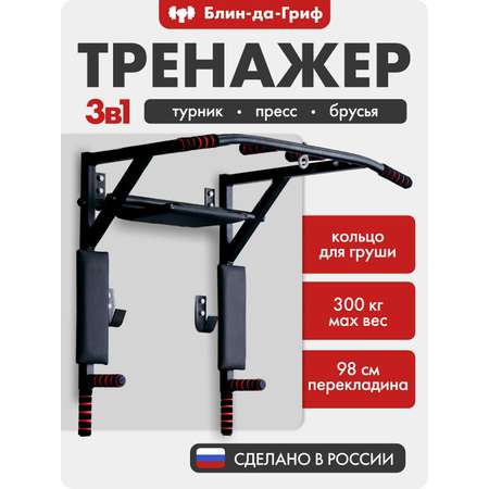 Спортивный турник БлинДаГриф 3в1