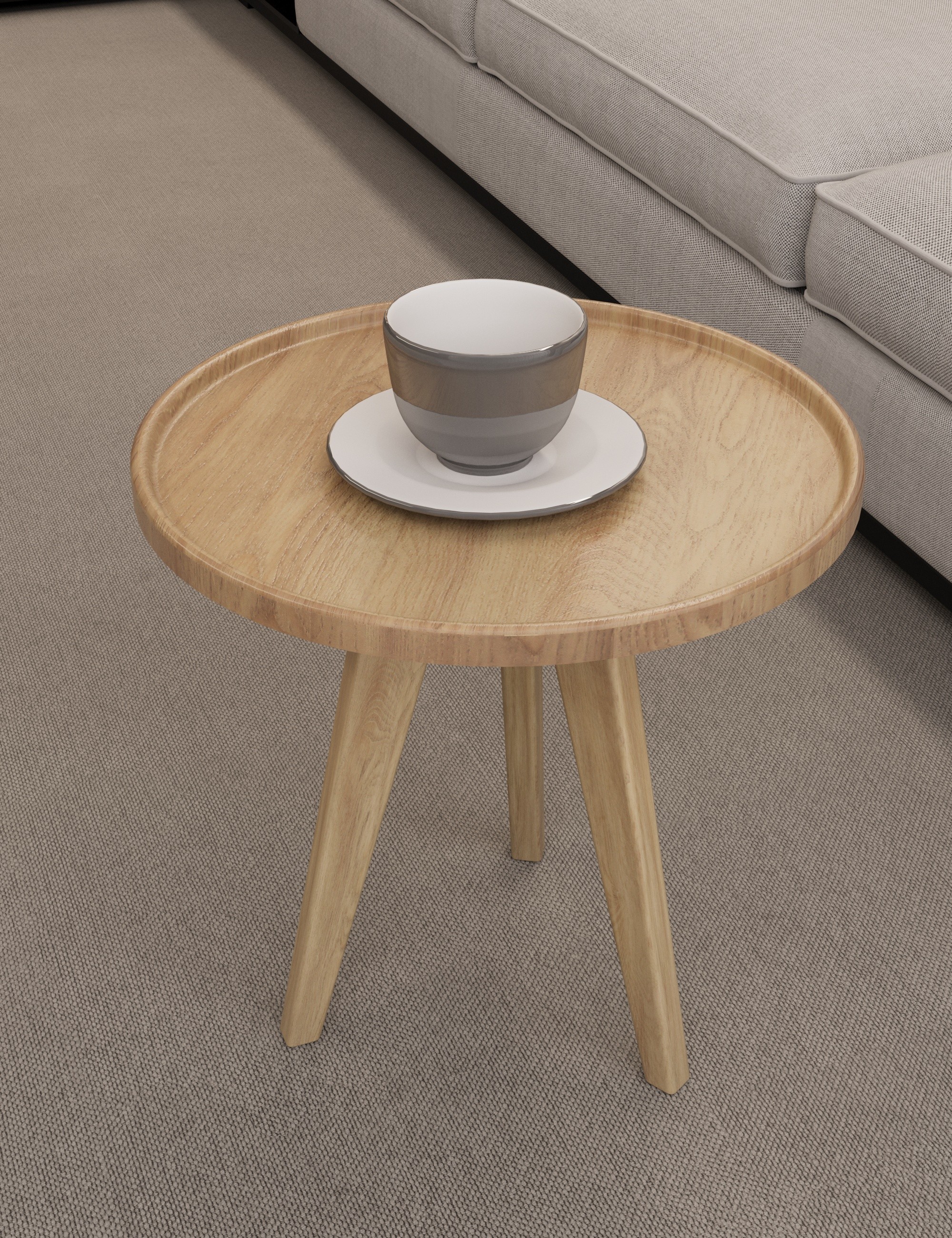 Стол журнальный SLINE Полли дуб янтарный - фото 8