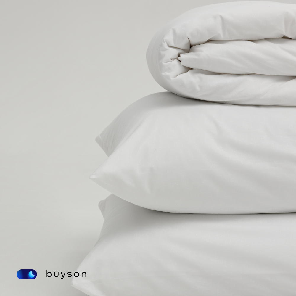 Комплект наволочек buyson BuyRelax 50х70 см, хлопковый перкаль, цвет белый - фото 7