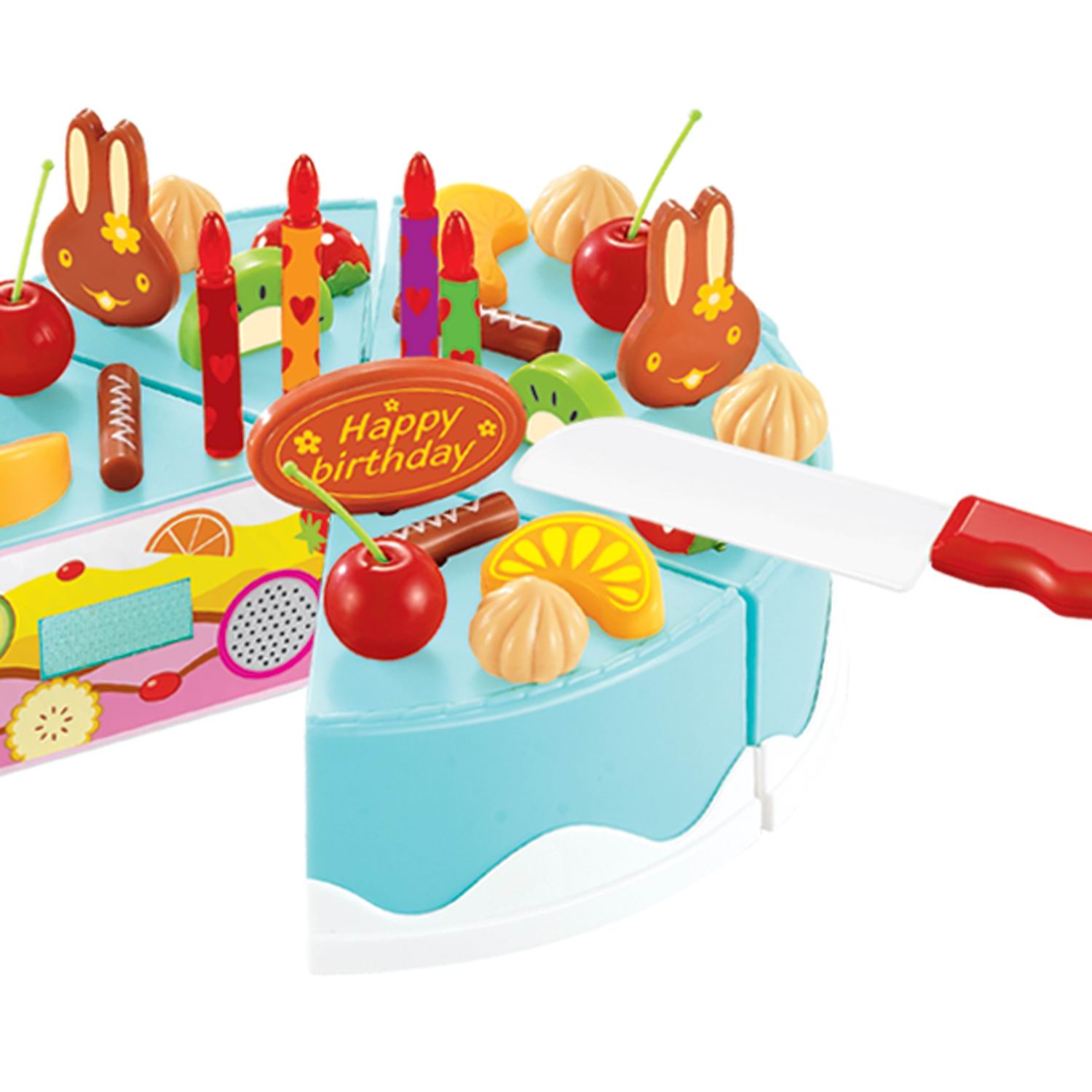 Игровой набор Abtoys продукты, прилавок, касса, тележки и корзинки - фото 7