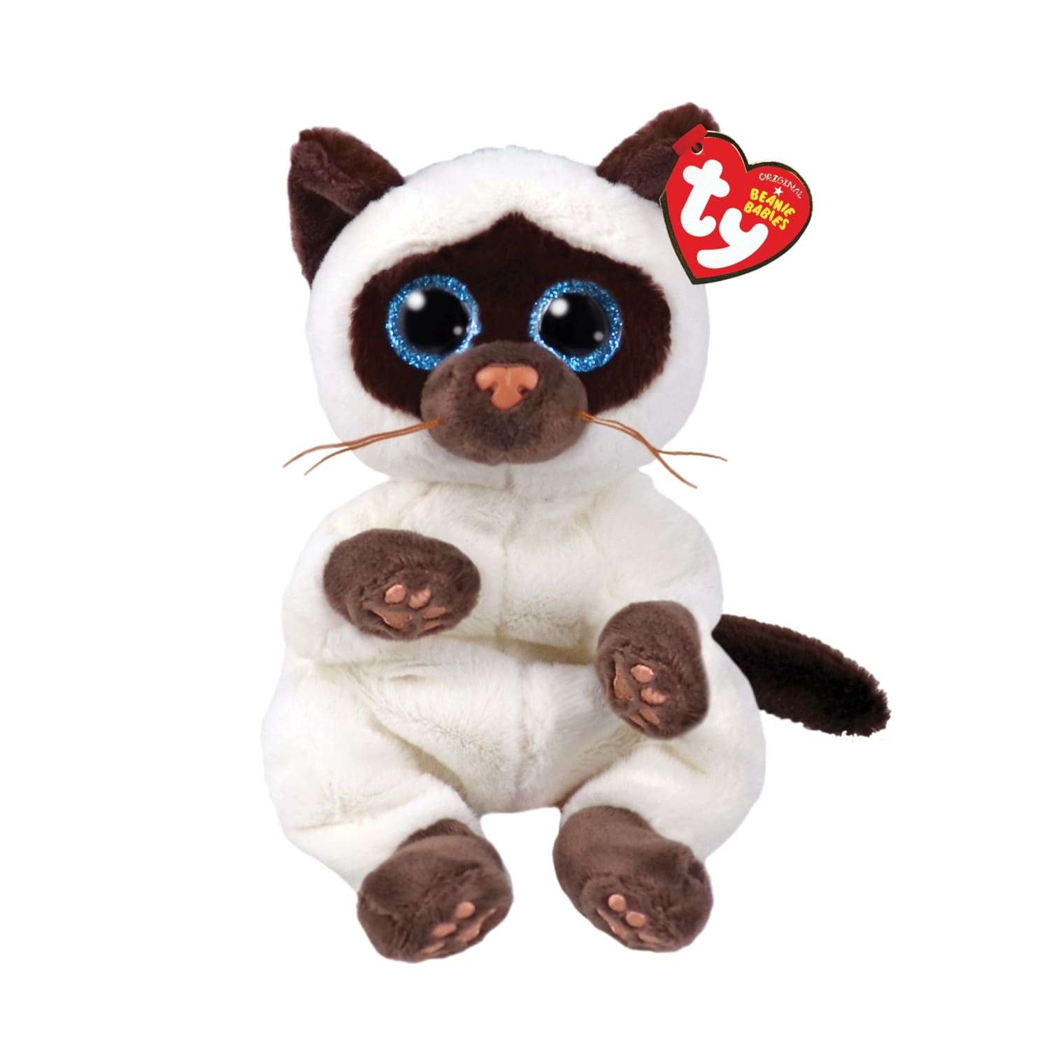 Игрушка мягкая TY Кошка Мисо 15см 40548 - фото 1