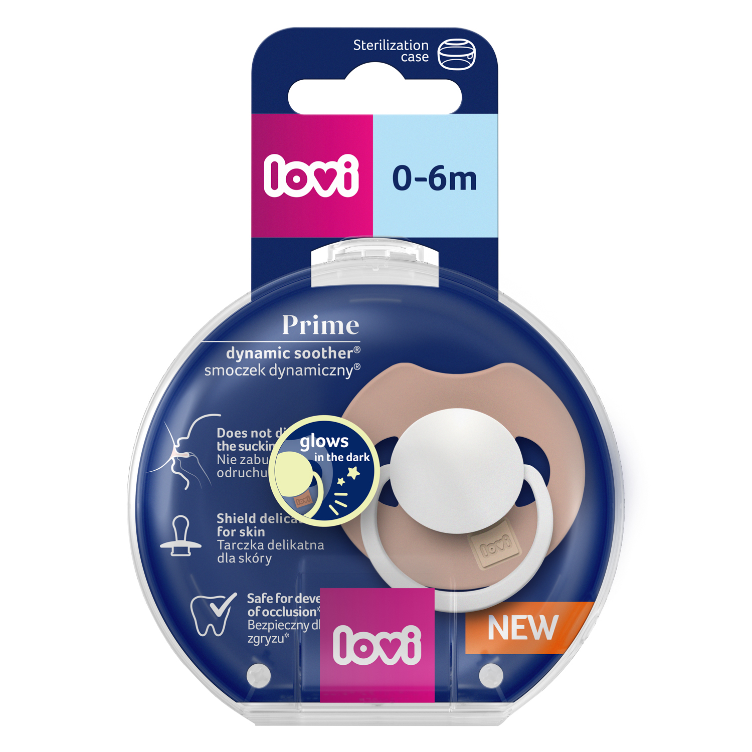 Изображение товара Пустышка LOVI Prime силиконовая для новорожденных с кольцом Изображение товара Пустышка LOVI Prime силиконовая для новорожденных с кольцом