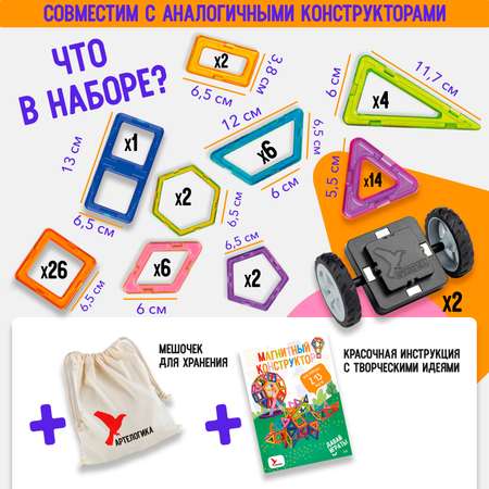 Конструктор АРТЕЛОГИКА магнитный