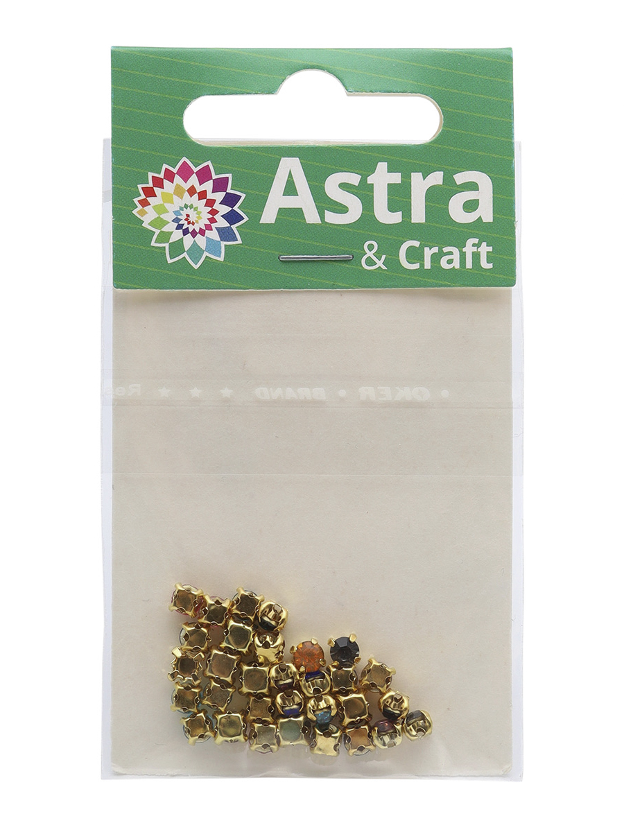 Набор для творчества Astra Craft аппликация Стразы для рукоделия 30 шт - фото 7