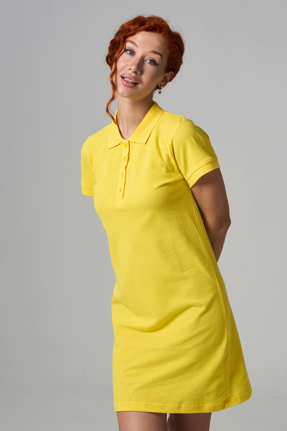 Платье Натали Суслова 14413/1 желтый - фото 16