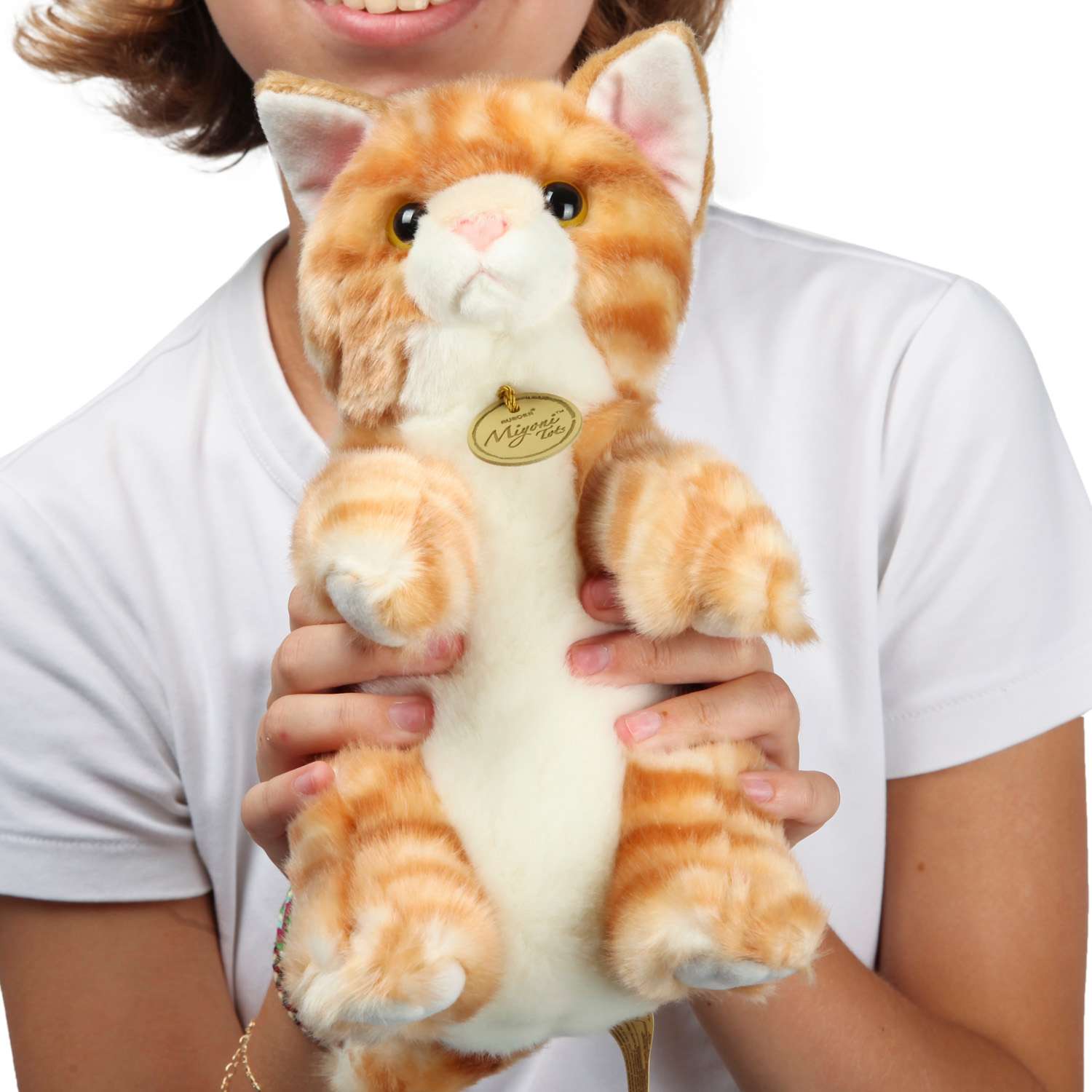 Игрушка мягкая Aurora Кошка табби 220073B - фото 7