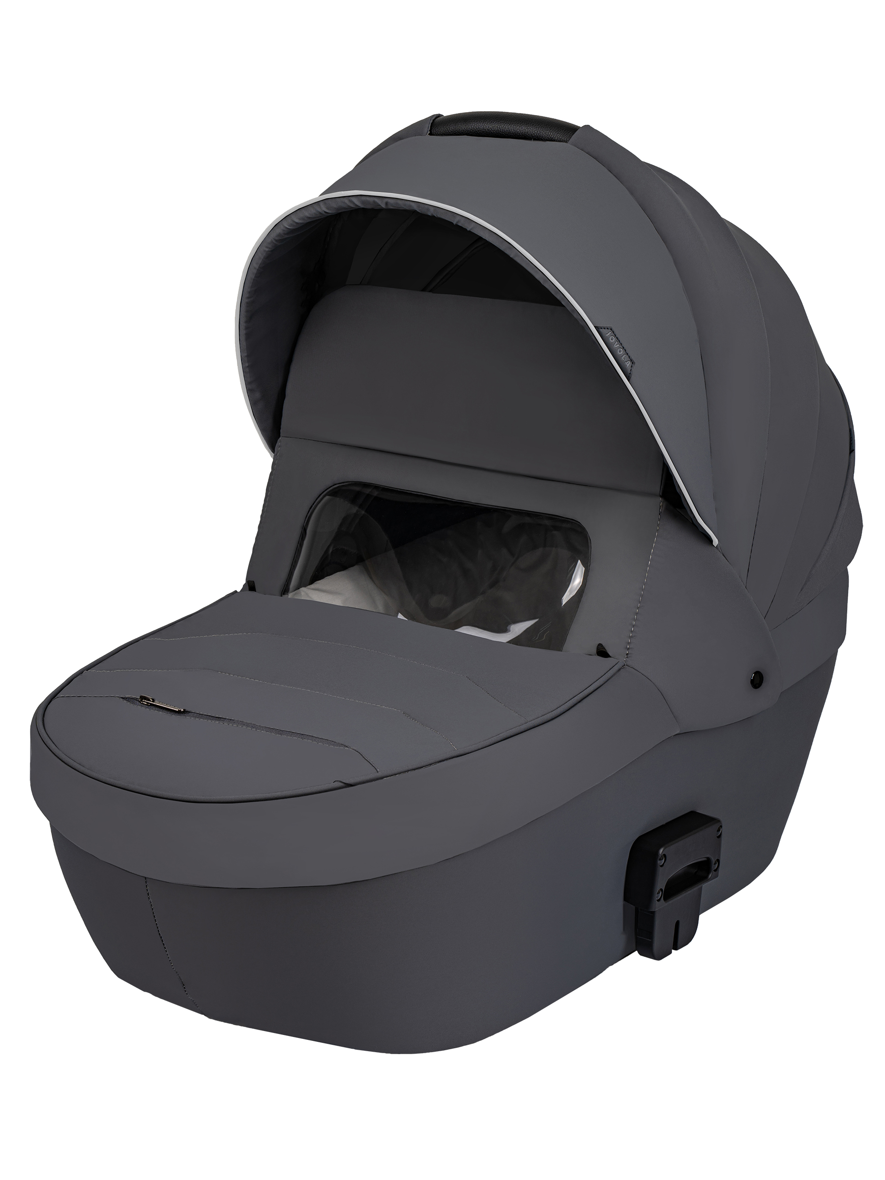 Коляска 3в1 JOVOLA Swift Plus темно-серый - фото 4