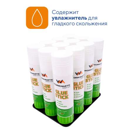 Клей-карандаш WORKMATE 40 г 2 шт.