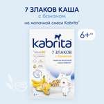 Каша молочная Kabrita 7 злаков на козьем молоке банан 180г с 6месяцев