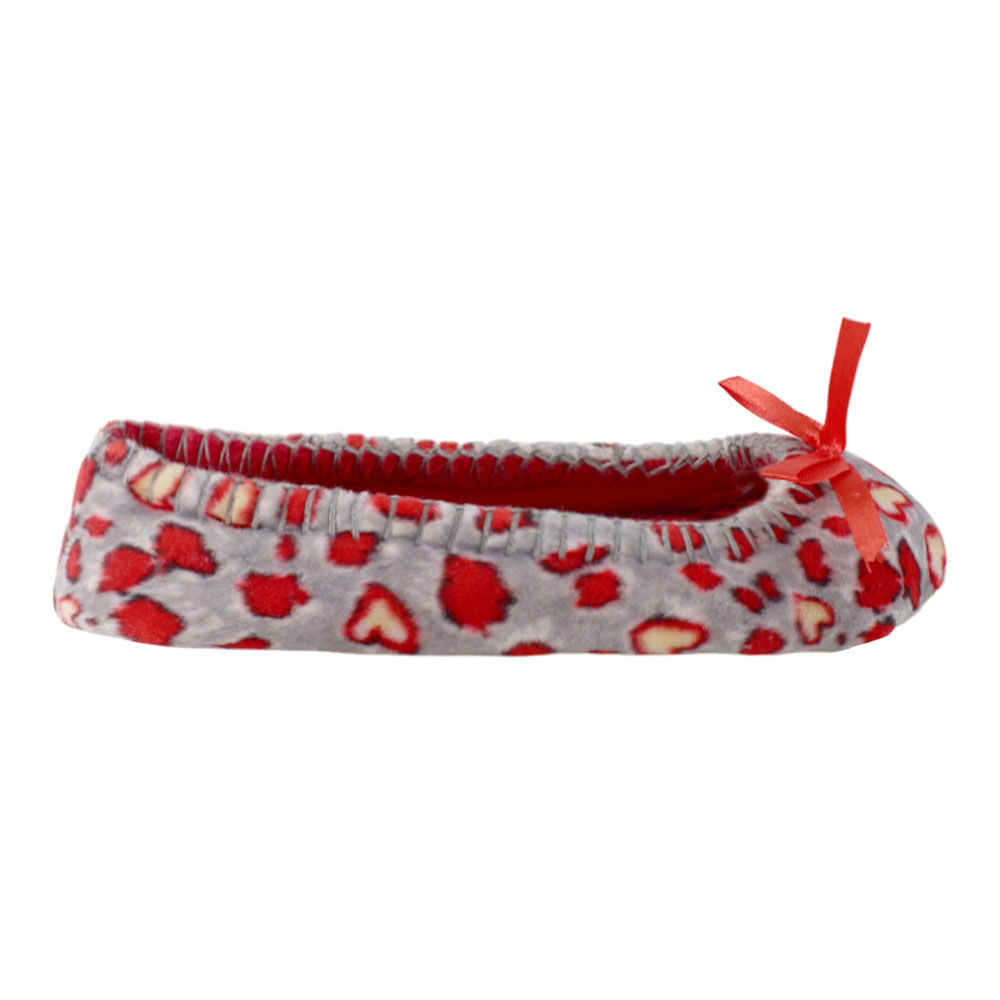 Тапочки Europen A9008-СВ EUROPEN Тапочки домашние,серо-красный - фото 2