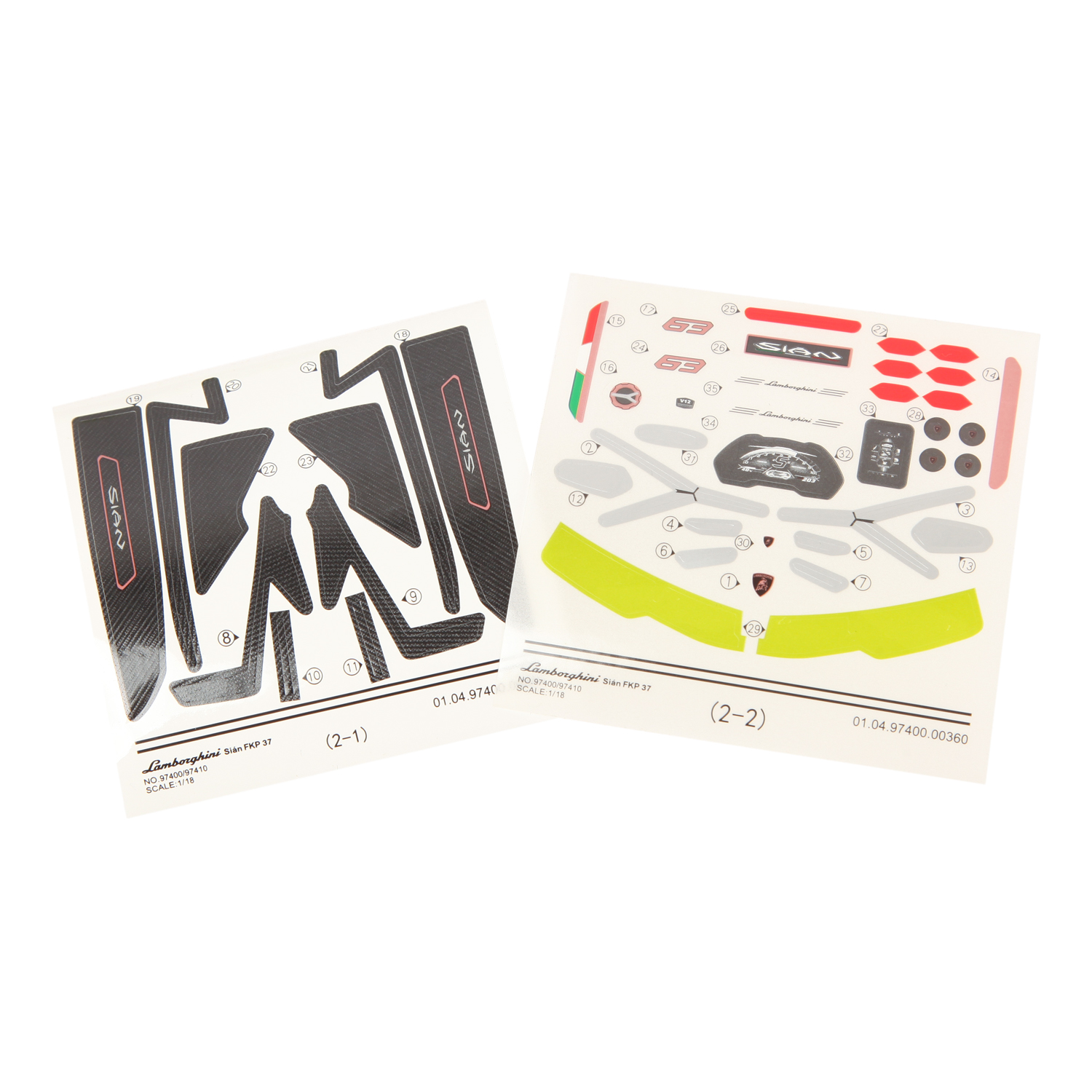 Конструктор Rastar Lamborghini РУ 1:18 - фото 6