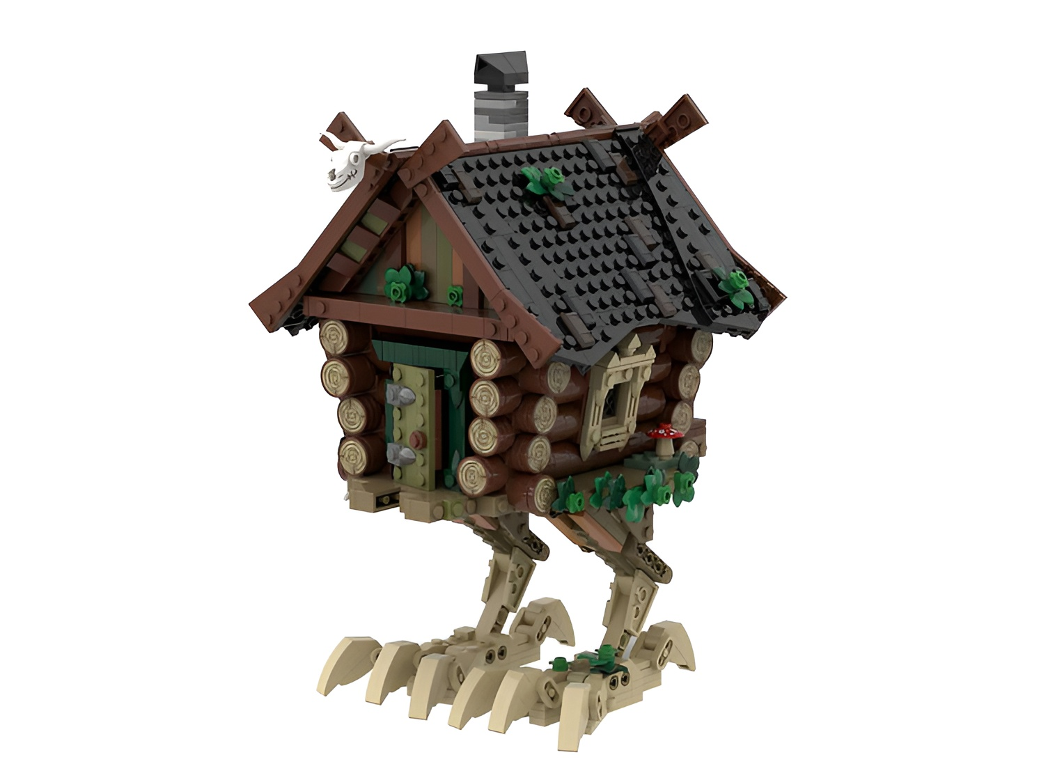 Конструктор brick labs Избушка Бабы-Яги 1295 дет. - фото 1