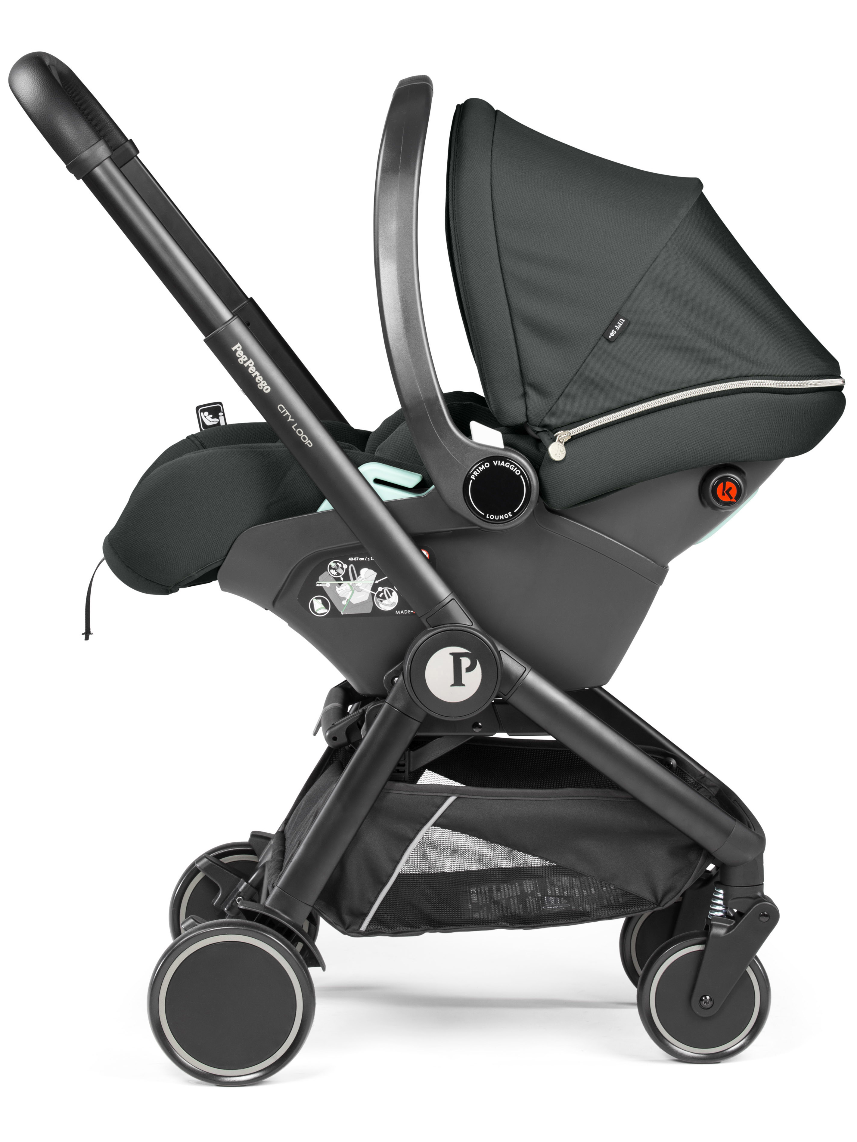 Автокресло Peg-Perego Lounge 0 (0 -13 кг) зеленый - фото 26