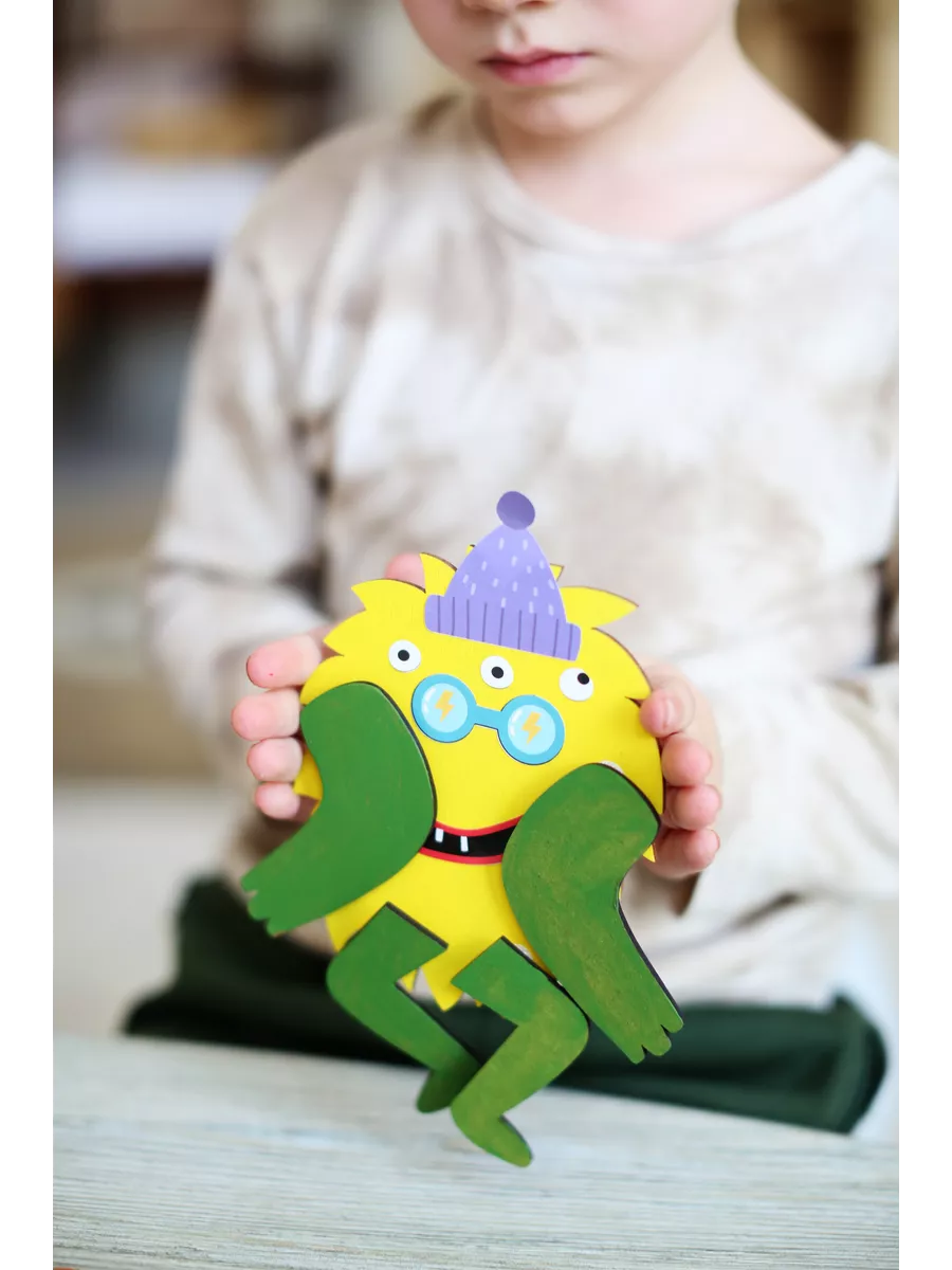 Набор для творчества HappyLine аппликация Креативные монстрики - фото 8