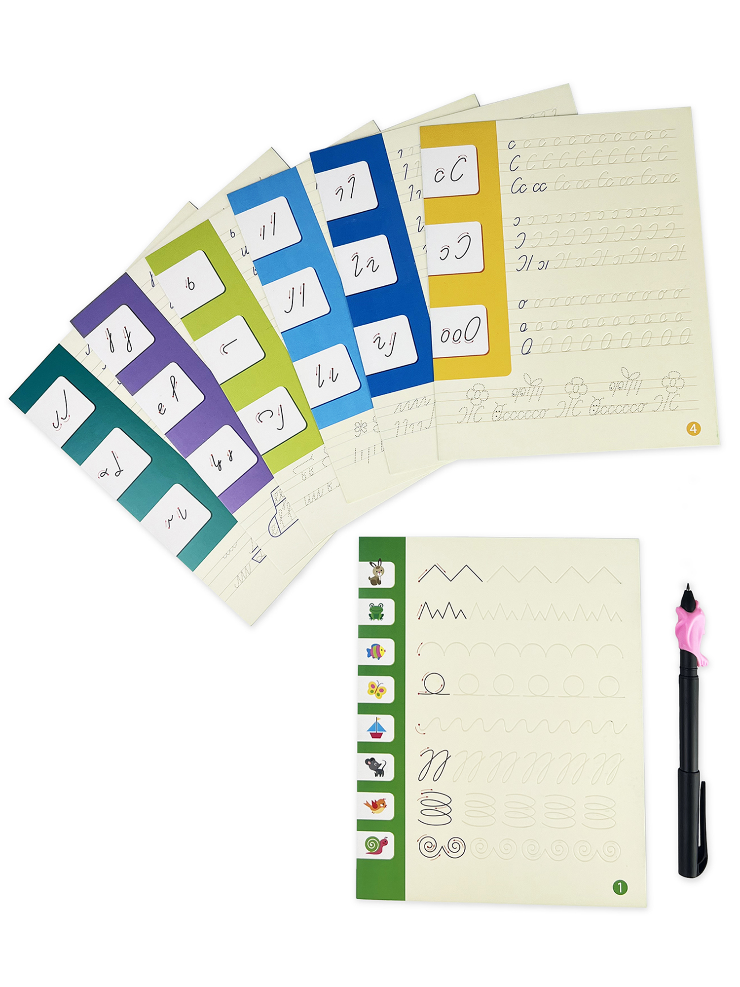 Прописи 3Д многоразовые Дрофа-Медиа Элементы букв и цифры 4348 - фото 13