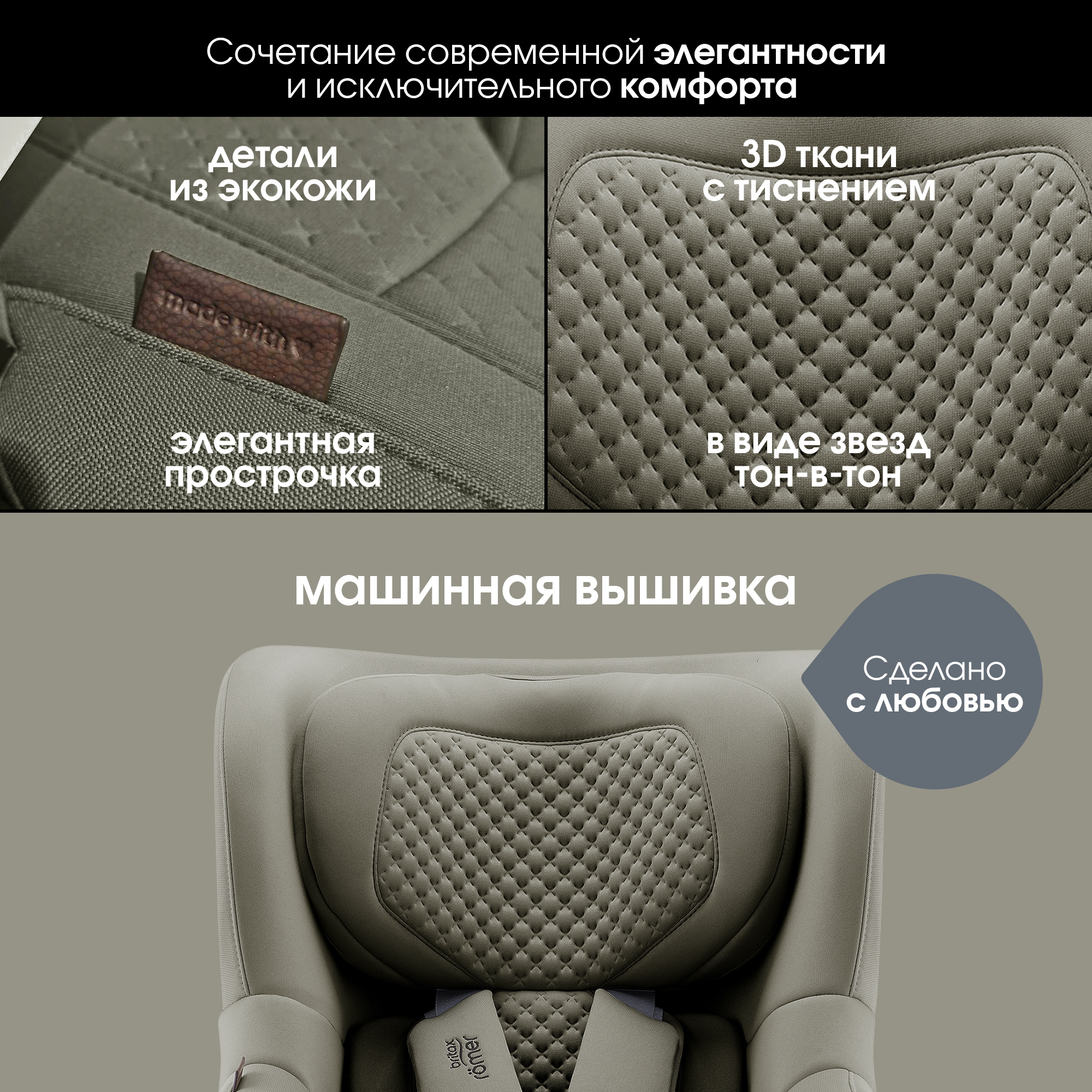 Автокресло Britax Roemer Dualfix Pro Lux Urban Olive 0+ Isofix 0+/1 (0-18 кг) хаки - фото 15