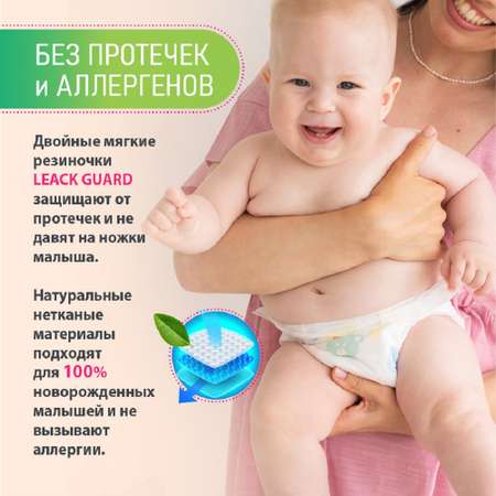 Подгузники NAO для недоношенных NB (0-5 кг) 30 шт.