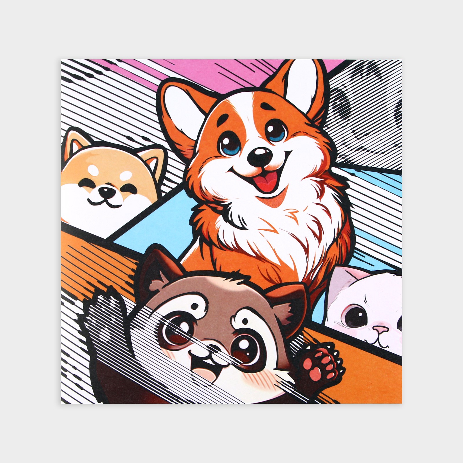 Раскраска-антистресс Школа Талантов по полоскам Яркие животные - фото 3