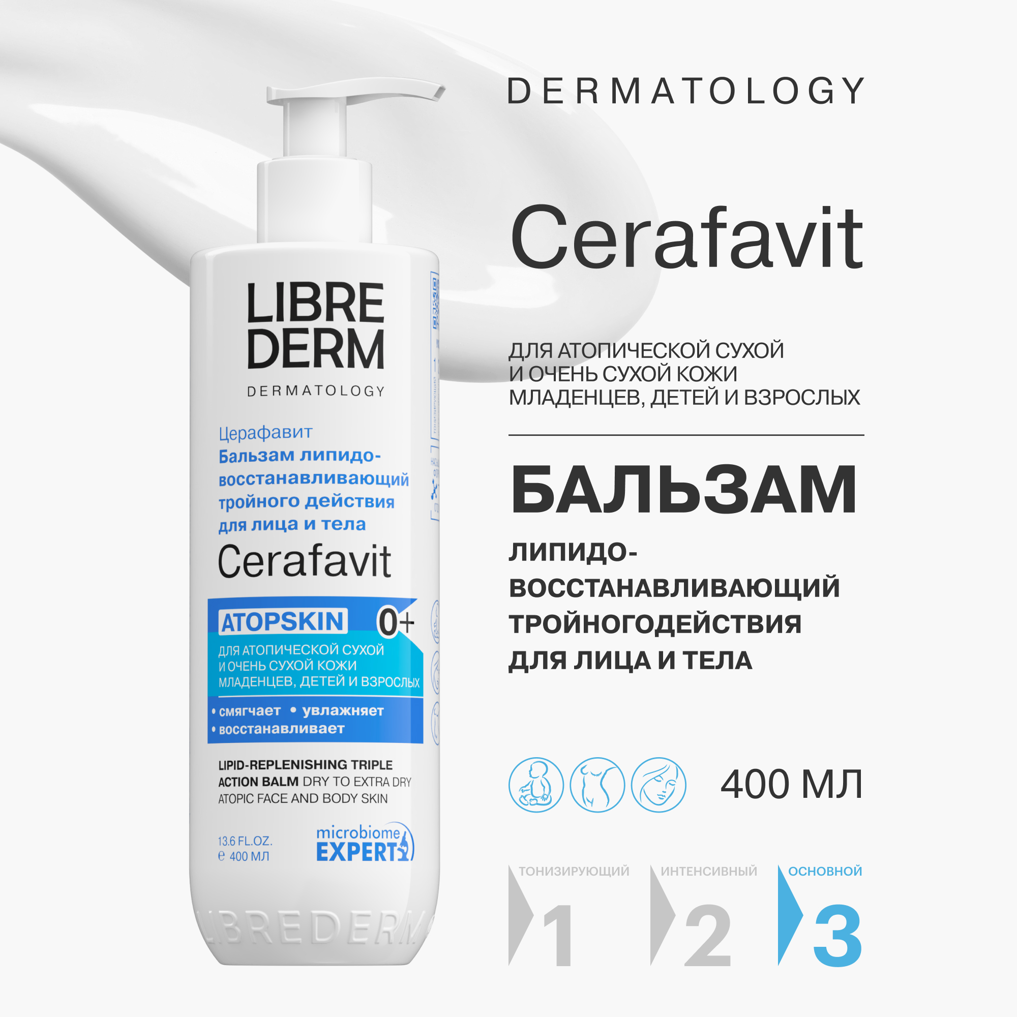 Бальзам Librederm CERAFAVIT 400 мл - фото 1