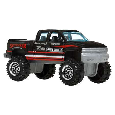 Автомобиль Matchbox Chevrolet Chevrolet Silverado 1:64 черный