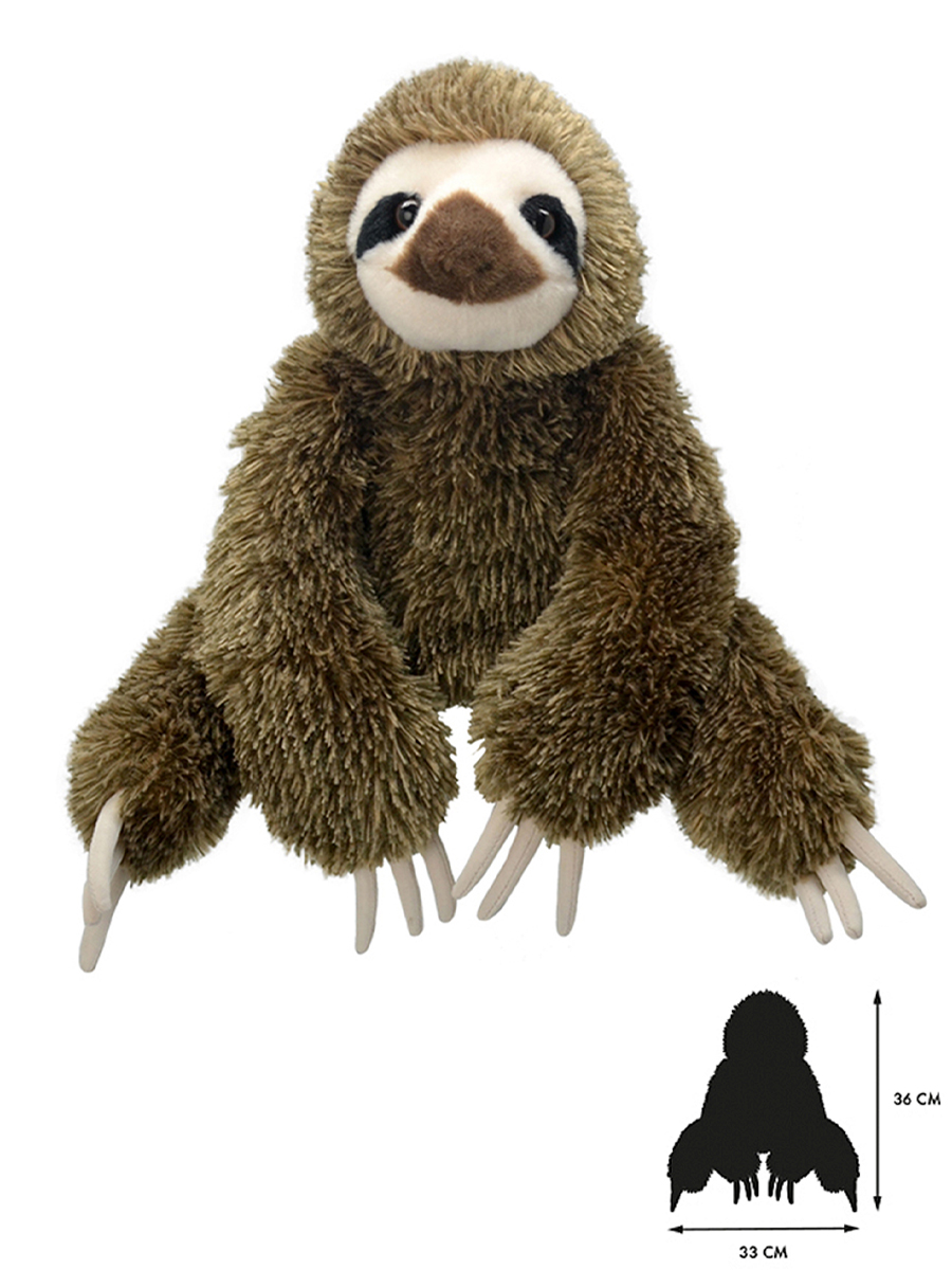 Мягкая игрушка All About Nature ленивец - фото 3