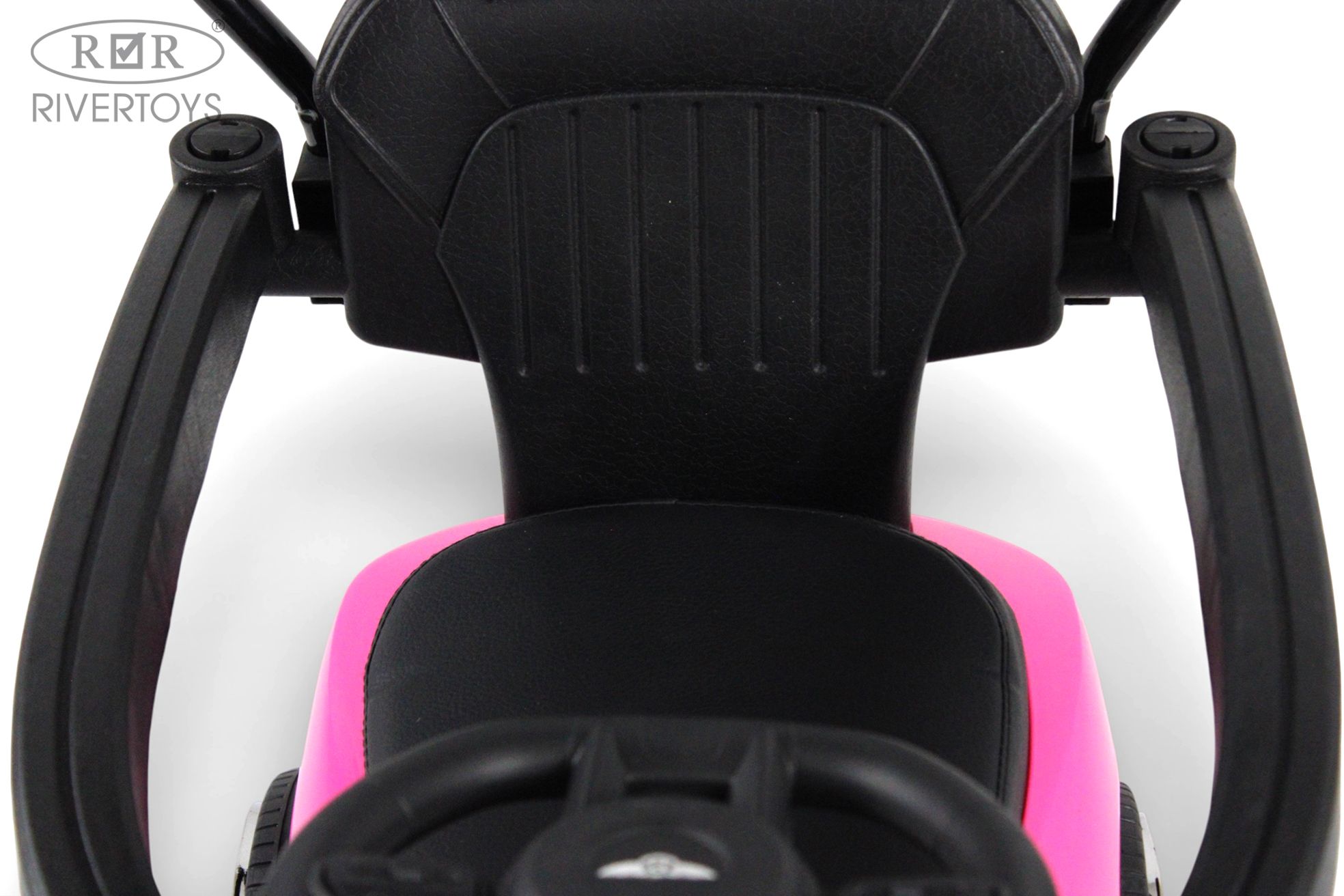 Каталка RIVERTOYS Z005ZZ-TP-PINK розовый - фото 11