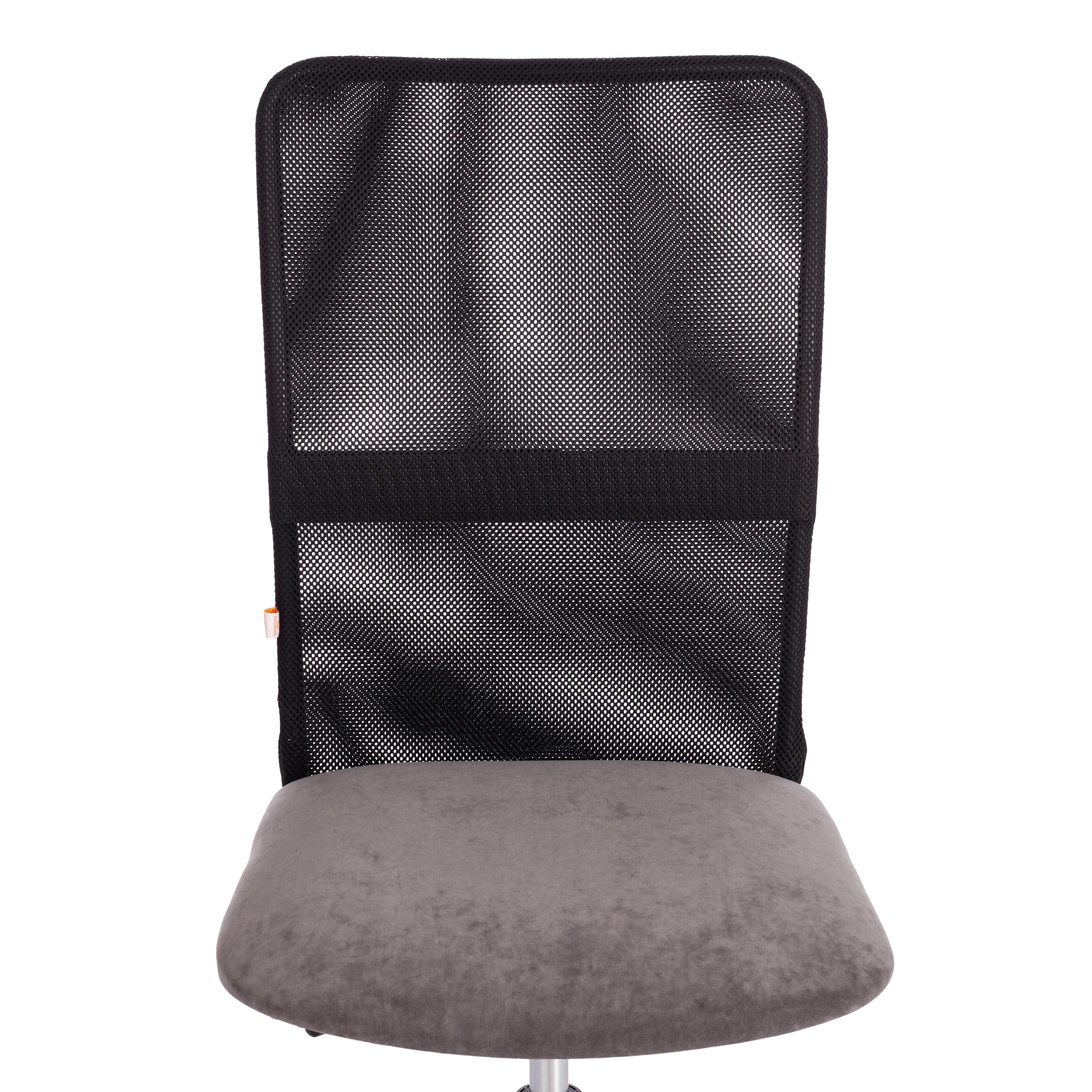 Компьютерное кресло TETCHAIR Старт флок ткань серый черный - фото 14