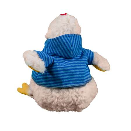 Игрушка мягкая Bebelot Петушок в рубашке 22 см белый