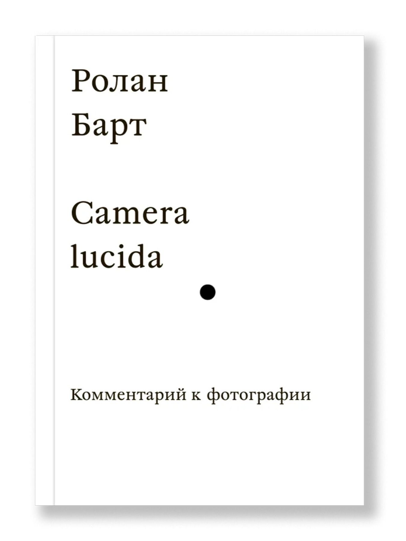 Книга Ad Marginem Camera lucida Комментарий к фотографии - фото 1