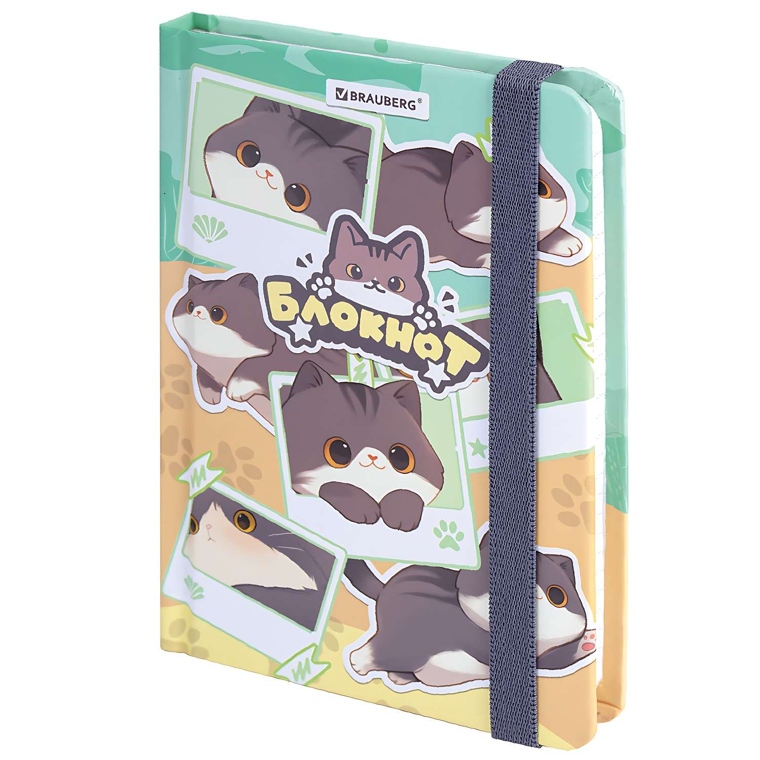 Блокнот Brauberg Pastel А6 96 лист. в ассортименте - фото 1