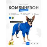 Комбинезон для собак Доброзверики синий