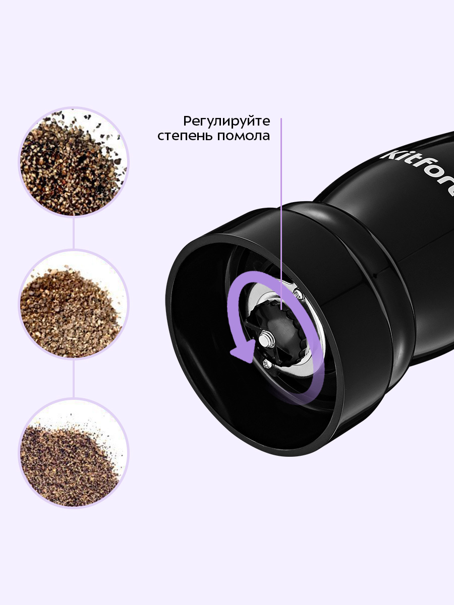 Набор автоматических мельниц KITFORT КТ-6490 - фото 5