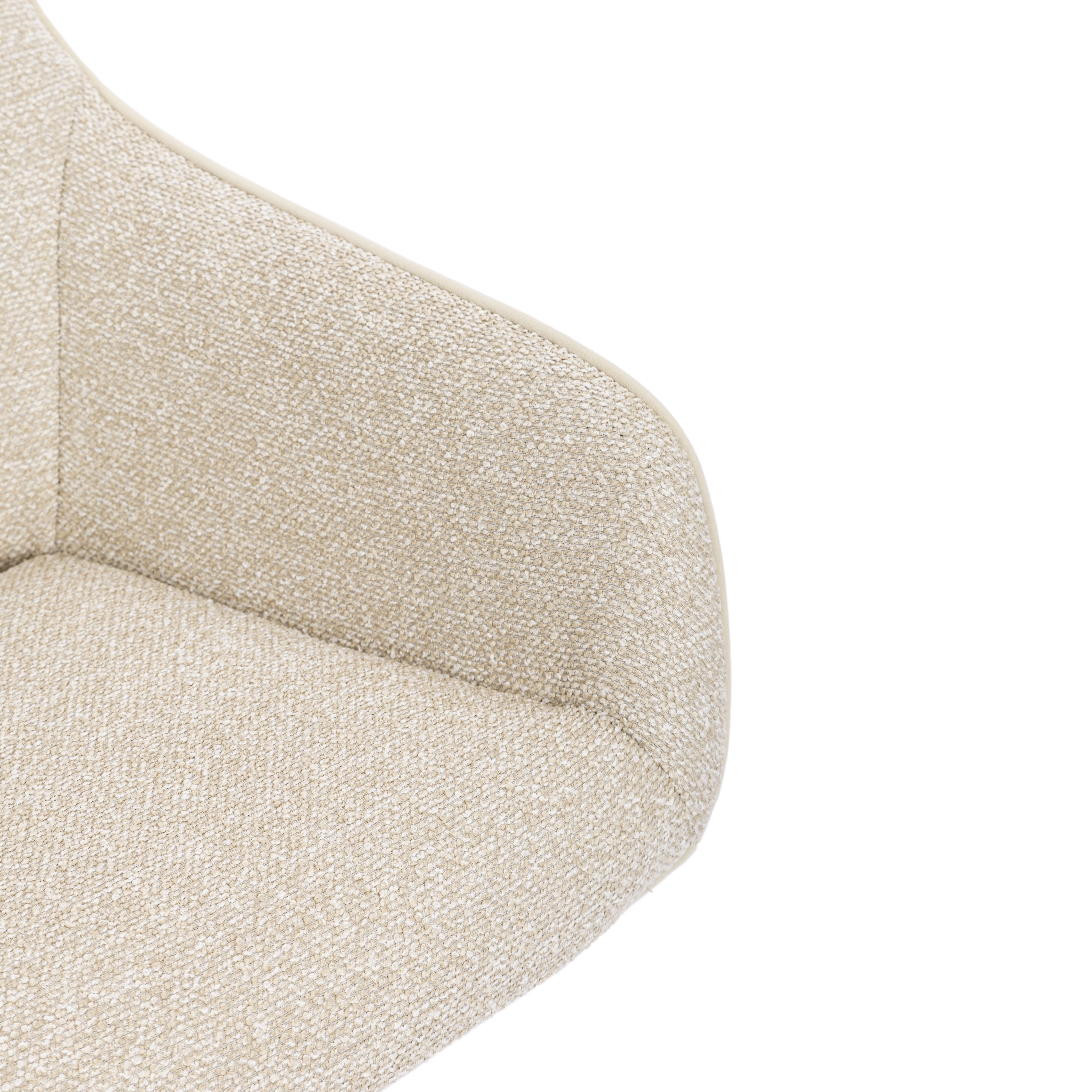 Стул TETCHAIR Дублин опора 360 букле бежевый - фото 10
