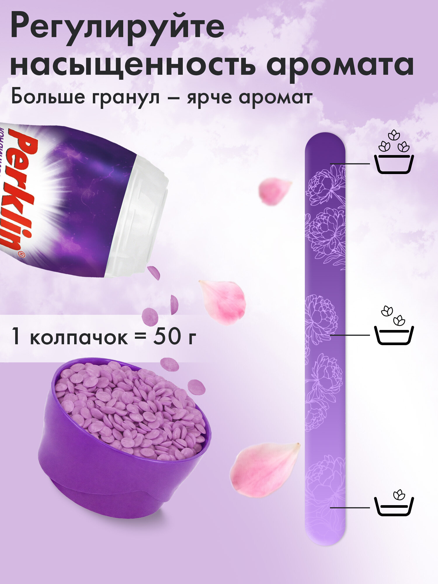 Кондиционер Perklin Аметист и цветущий сад 0.25 кг - фото 5