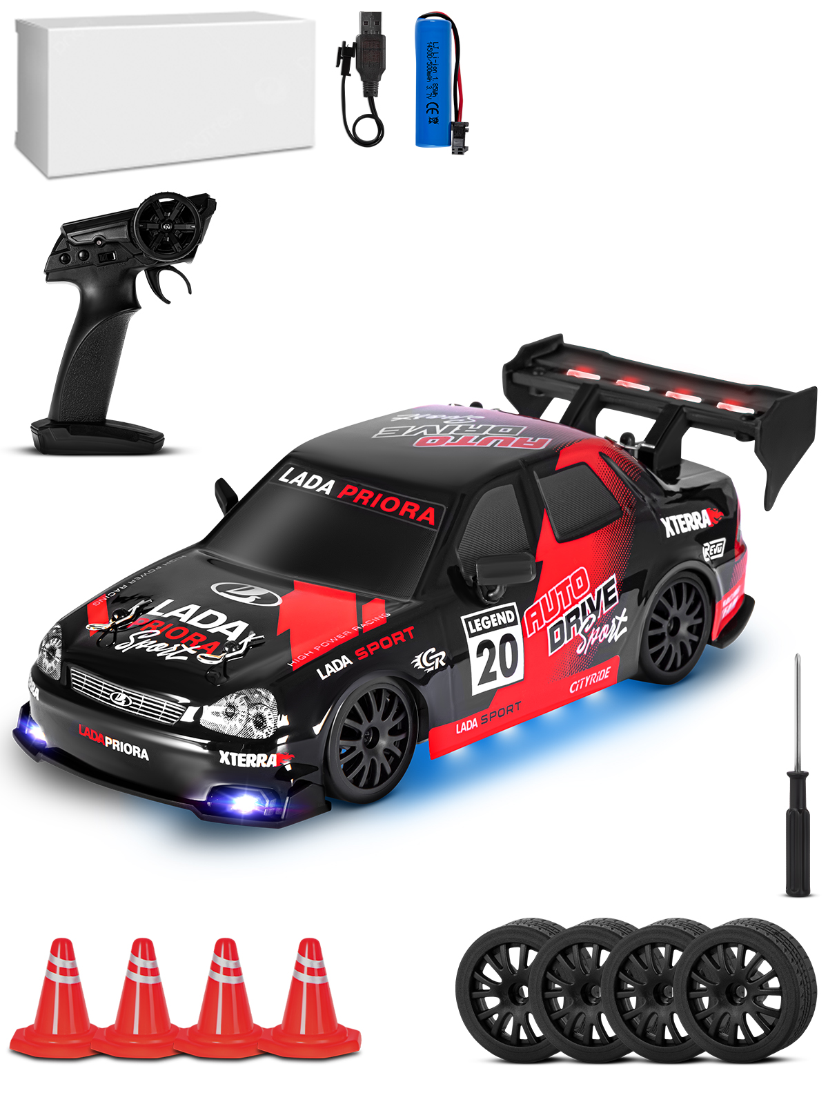 Автомобиль РУ AUTODRIVE LADA 1:24 - фото 14