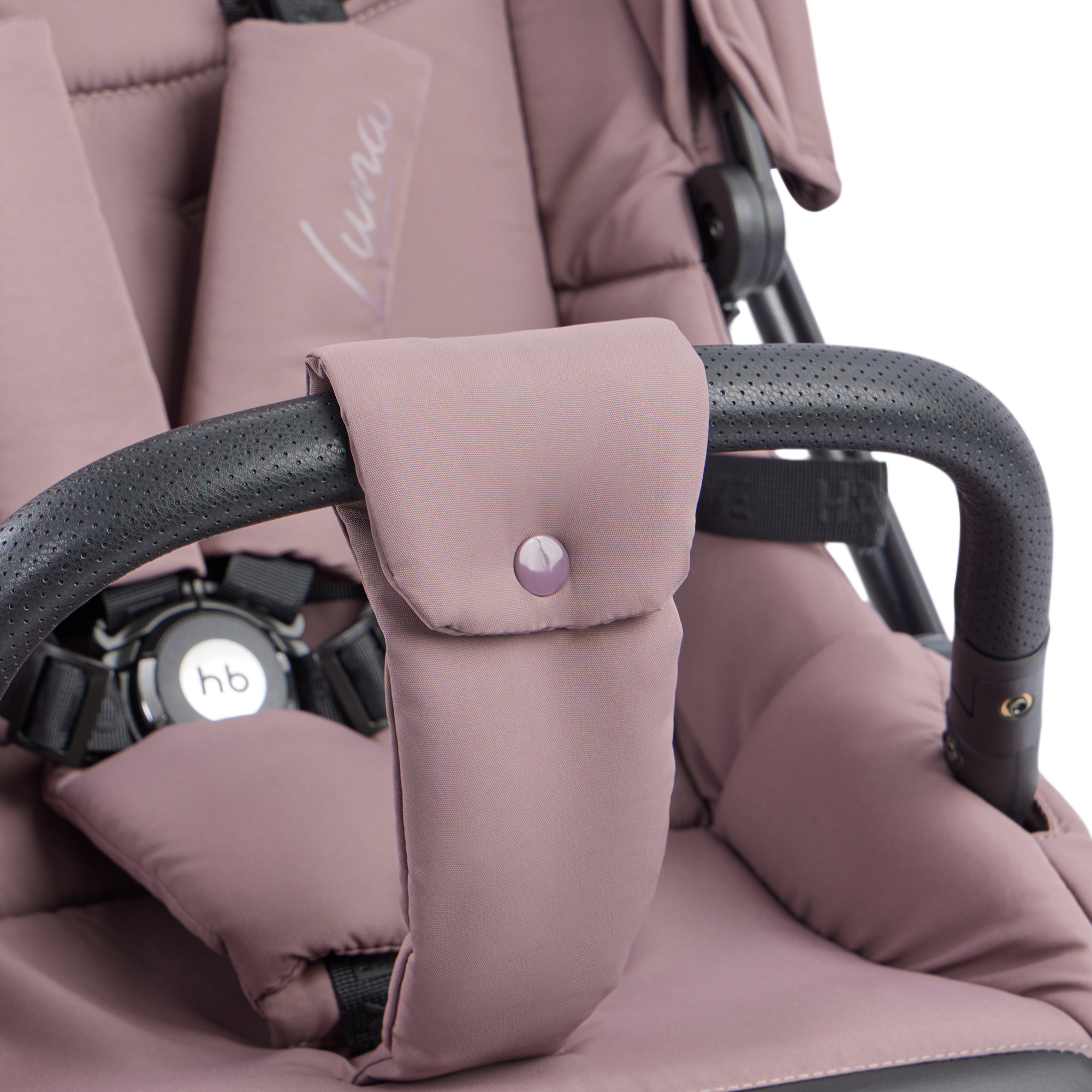 Коляска прогулочная Happy Baby Luna розовый - фото 25