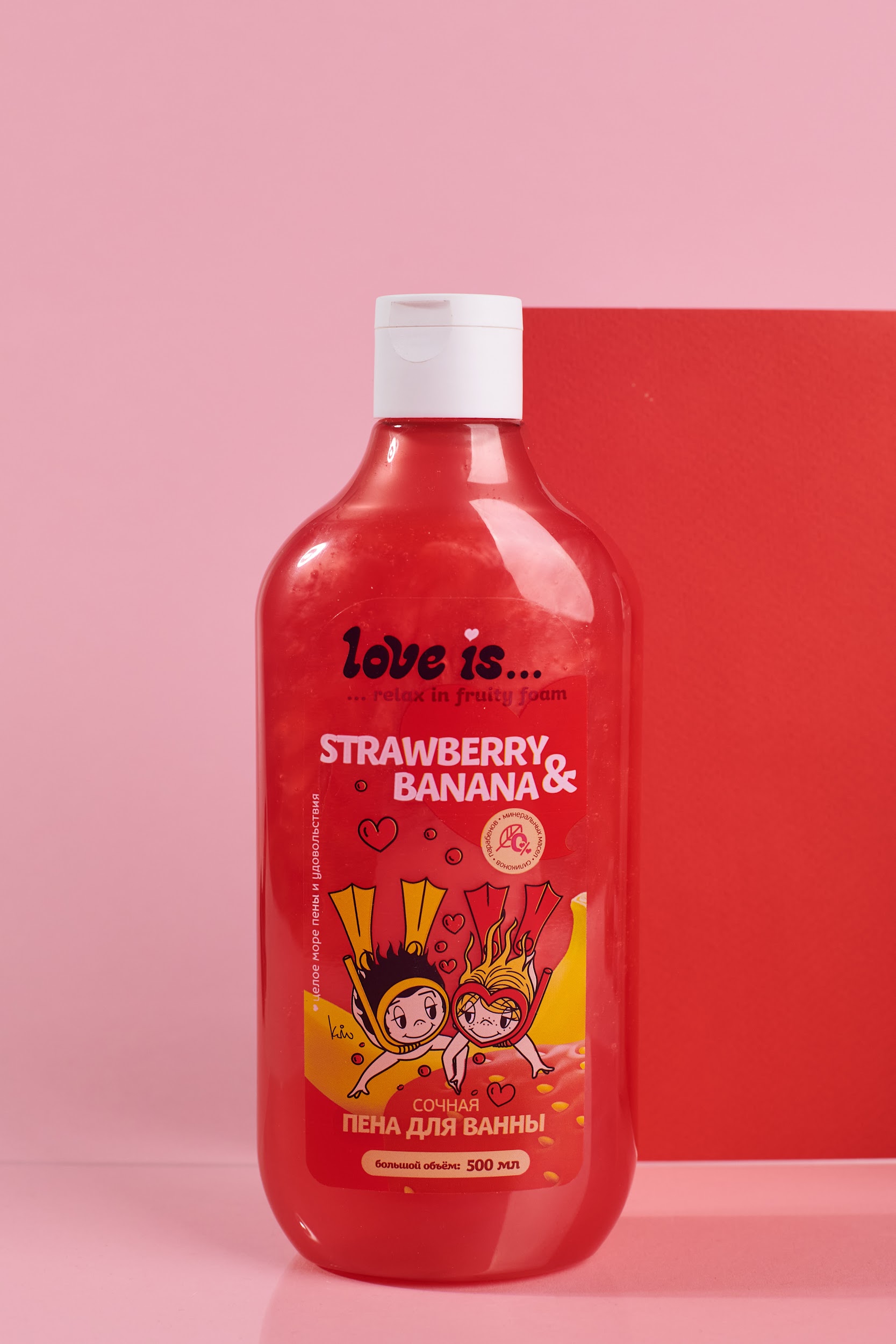 Пена Love is.. Strawberry and Banana 500 мл - фото 6